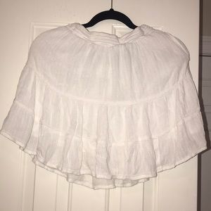 White skirt